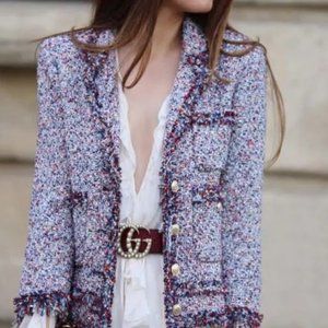 Zara Woman boucle jacket size M